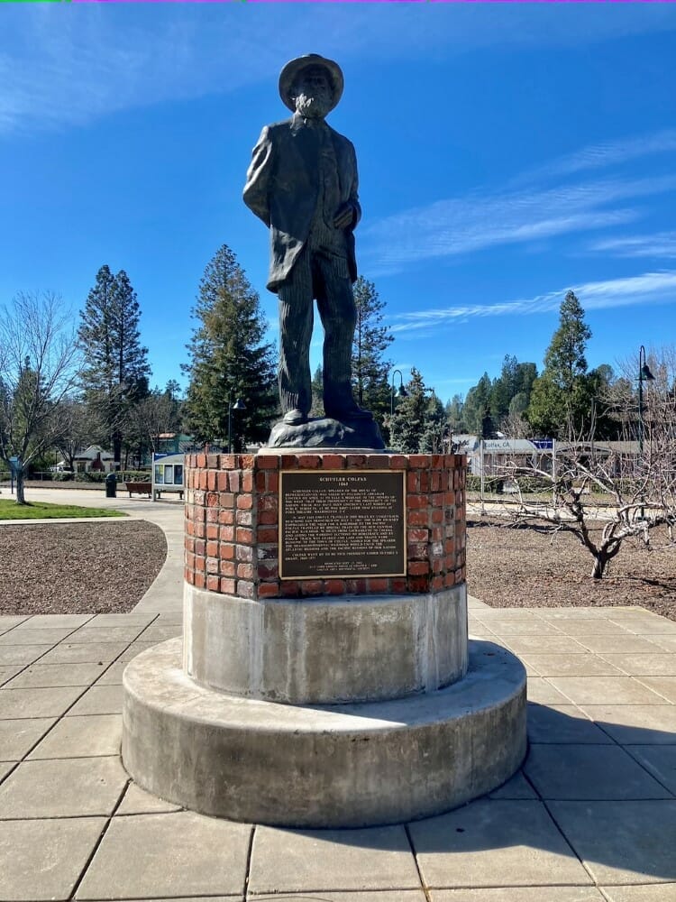 Schuyler Colfax Memorial Statue