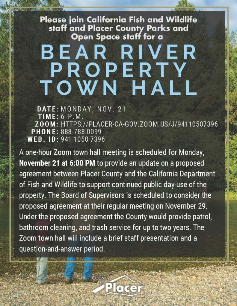 Bear River Town Hall Meeting Flyer