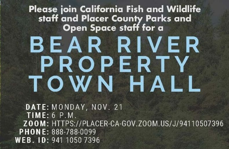 Bear River Town Hall Meeting Flyer