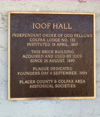 Independent Order of Odd Fellows Plaque