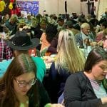 Diners at Crab Feed
